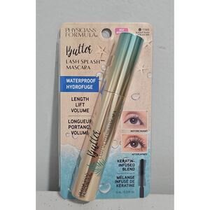 Physicians Formula Butter Lash Splash WATERPROOF Mascara Blackest Black Full SZ